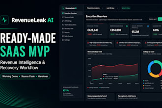 provide a ready made ai revenue leakage saas mvp