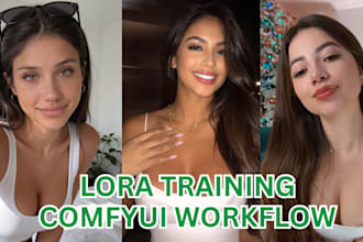 train ai nsfw ai model lora with flux sdxl zimage comfyui workflow