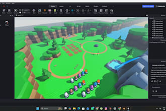 create high quality roblox maps, lobby, city map and game environment design