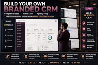 setup gohighlevel saas and white label crm