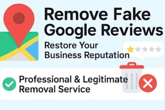 remove fake bad negative google maps business reviews
