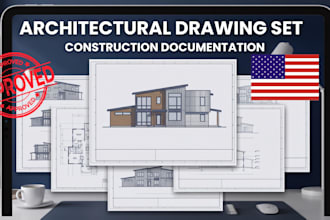 prepare complete house renovation drawings, basement conversion for UK projects
