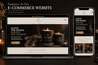 build scented candle dropshipping store, candle shopify store, scented candle