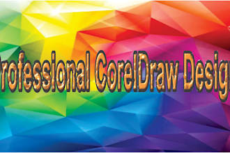do professional corel draw layout flex banner and poster design
