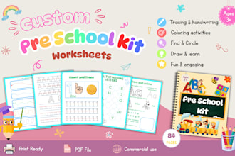 create custom preschool worksheets