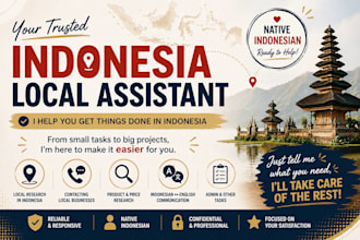 be your local assistant in indonesia