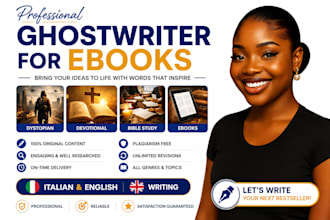ghostwrite italian ebooks dystopian fiction devotionals  christian books