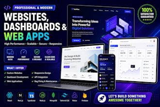 design and develop a responsive website for your business
