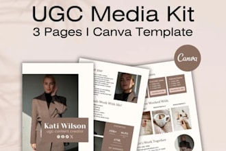 craft a custom ugc media kit that showcases your audience stats clearly
