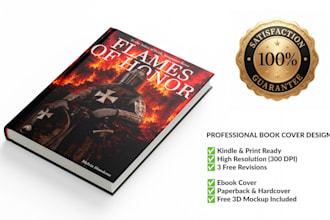 design a professional cinematic book cover or ebook cover