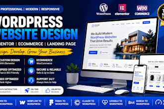 wordpress website design wordpress elementor wordpress ecommerce