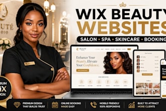 design a wix med spa and aesthetic clinic website