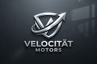 design a modern car logo for your automotive brand