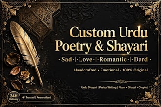 custom heart touching urdu, english sad poetry for you