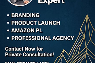 be your amazon private label VA for fba store management