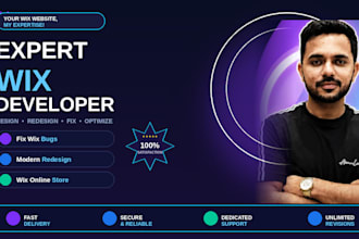 design a professional wix website