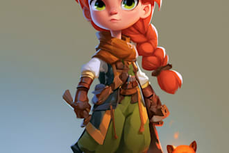 draw 2d game character or 2d game character