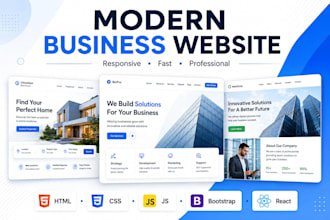 design or redesign a modern responsive website