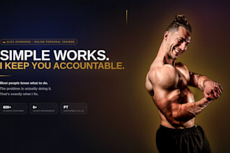 be your online fitness coach and make sure you show up