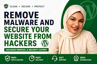 clean malware, remove virus, and secure your hacked wordpress website