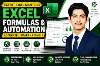 creates excel formulas, fixes errors, and automates tasks