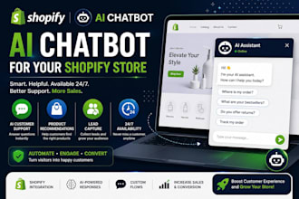 build an ai chatbot customer support shopify store