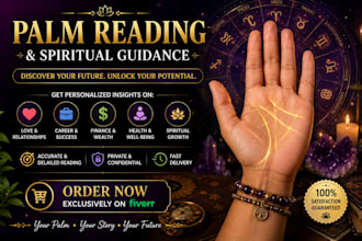 provide a personalized palm reading and spiritual guidance