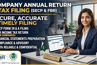 file company annual return on secp and iris in pakistan