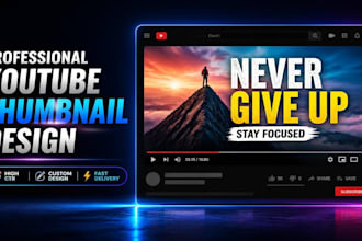 design eye catching youtube thumbnails that boost CTR