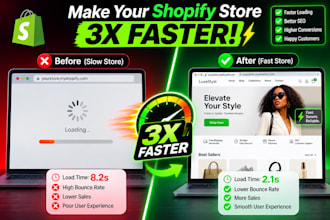 fix your shopify store speed and setup abandoned cart email flows