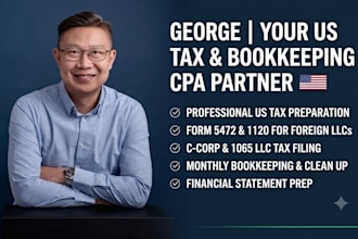 prepare and file form 5472 and 1120 for foreign owned us llc