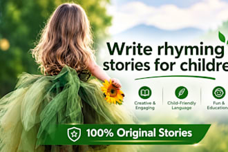 ghostwrite original rhyming stories for children and kids
