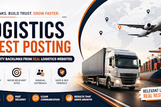 publish your article on logistic warehouse and trucking website