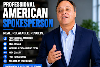 record a spokesperson video
