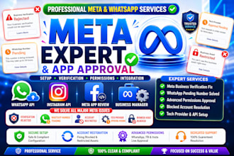 set up whatsapp business cloud API and meta business verification