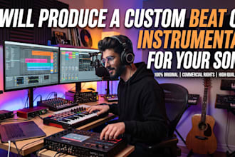 produce a custom beat or instrumental for your song