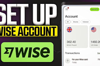 create USA verified wise account personal and business