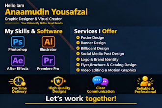 design advertising poster for your business