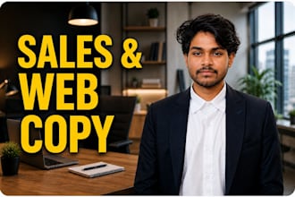 write high converting landing page and sales page copy