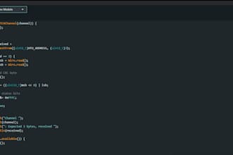 develop custom esp32 firmware and iot projects
