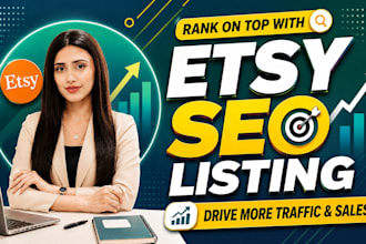 do etsy SEO to rank etsy listings on top and boost etsy sales