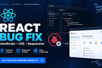 fix react js javascript and CSS bugs