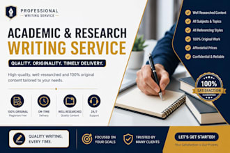 provide research and writing guidance