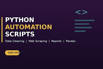 write python scripts to automate your data tasks