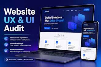 do a professional UI UX audit on your website