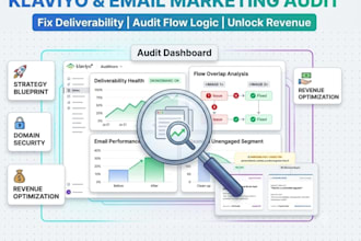 audit klaviyo email marketing for revenue and deliverability