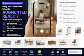 develop webar ecommerce websites for furniture
