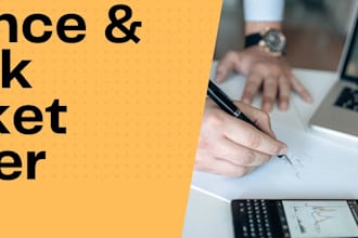 write professional stock market and financial articles