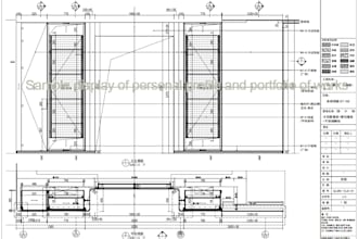 create custom cabinet and millwork shop drawings