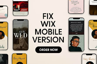 fix your wix layout bugs and make it responsive for mobile